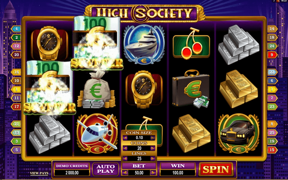 High Society Game Screenshot